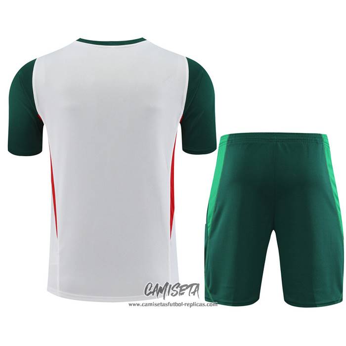 Chandal del Mexico 2023-2024 Manga Corta Blanco - Pantalon Corto